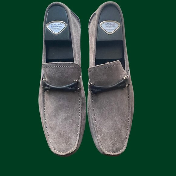 Salvatore Ferragamo Brown Suede Bit Loafers – Size 13.5 (Made in Italy) - Picture 4 of 7